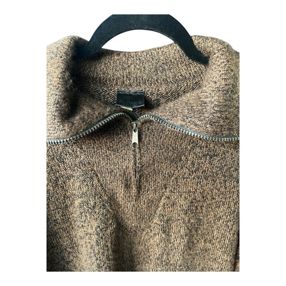 Alpaca Sweater Men's XL Made in Peru - Picture 2 of 5